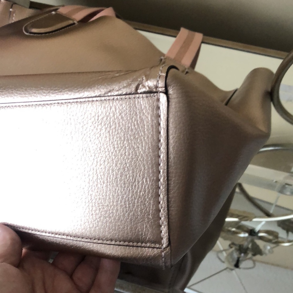 COACH Gold Saddle Large Derby Bag - Picture 10 of 13